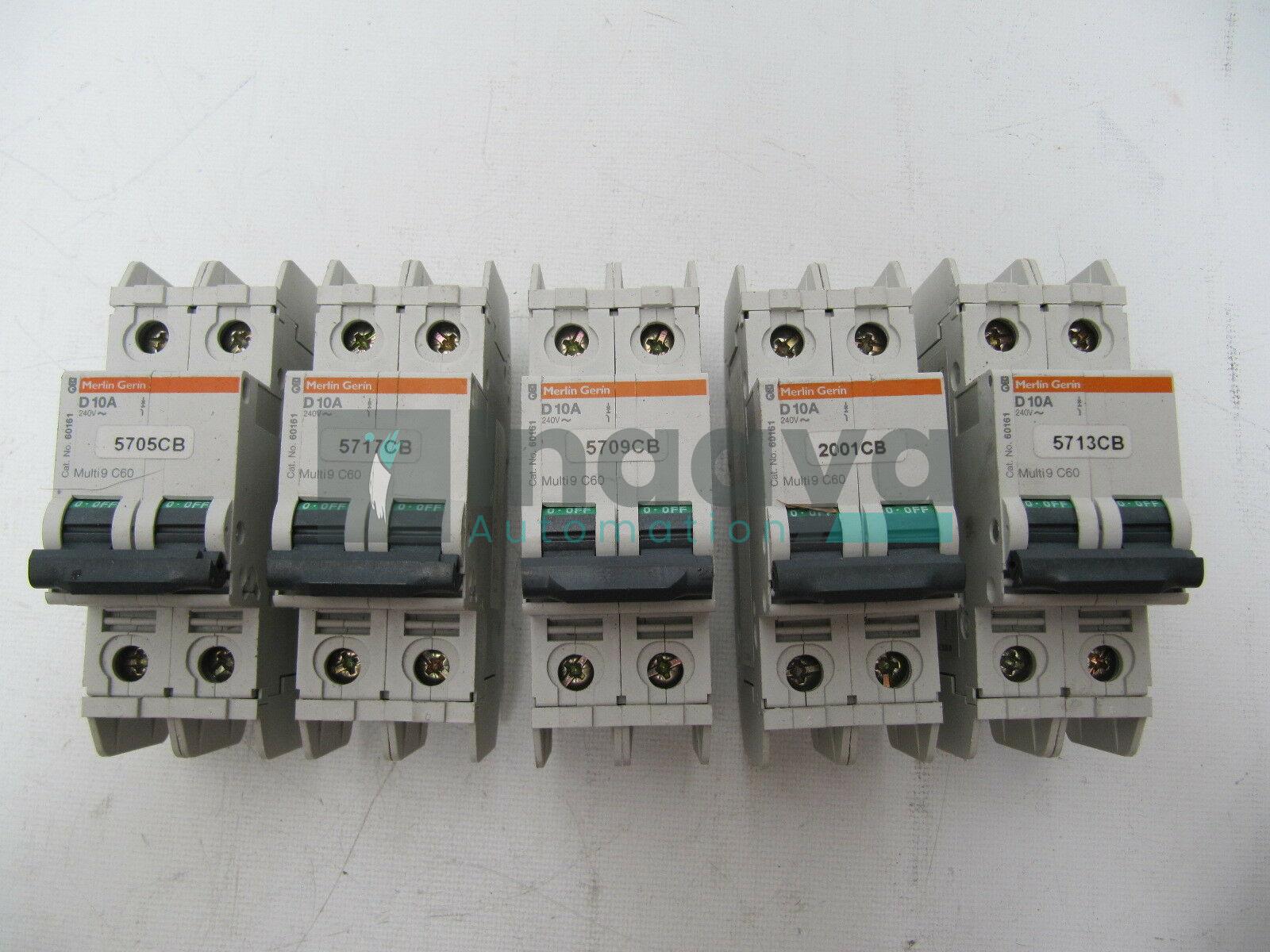 SCHNEIDER ELECTRIC MERLIN GERIN 60161 MINIATURE CIRCUIT BREAKER