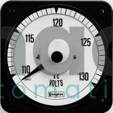 CROMPTON KILOWATT METER 077-050 RANGE 0-1500 KW 077050 CROMPTON INSTRUMENTS