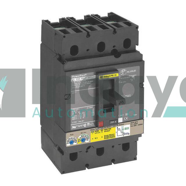 SQUARD D JJ 250 JJL36250M75LC MOTOR CIRCUIT PROCTOR POWERPACT JJ250 600V 2520A