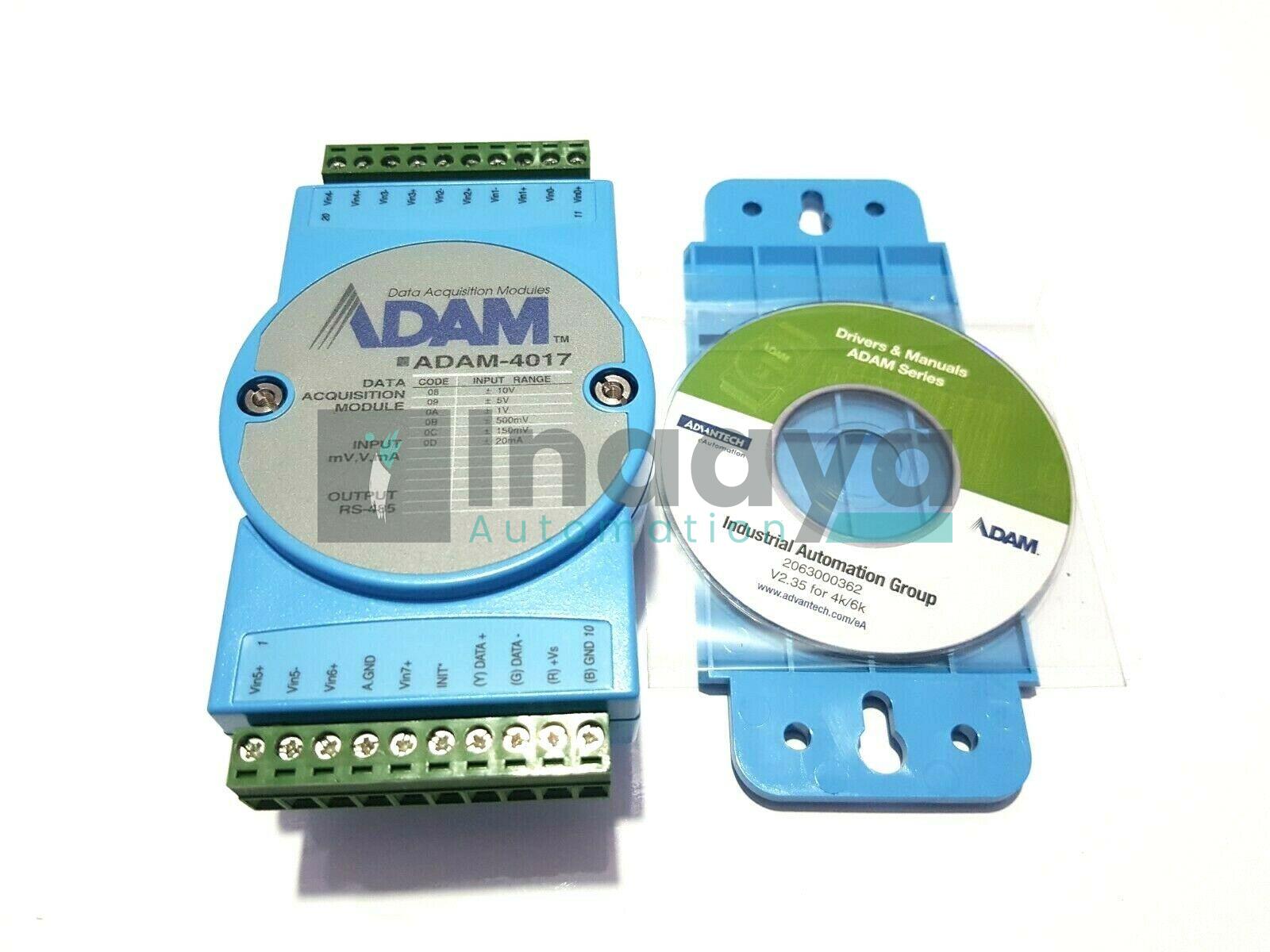 ADVANTECH ADAM 4017 8-CHANNEL ANALOG INPUT MODULE REV A0 ADAM 4017-D2E