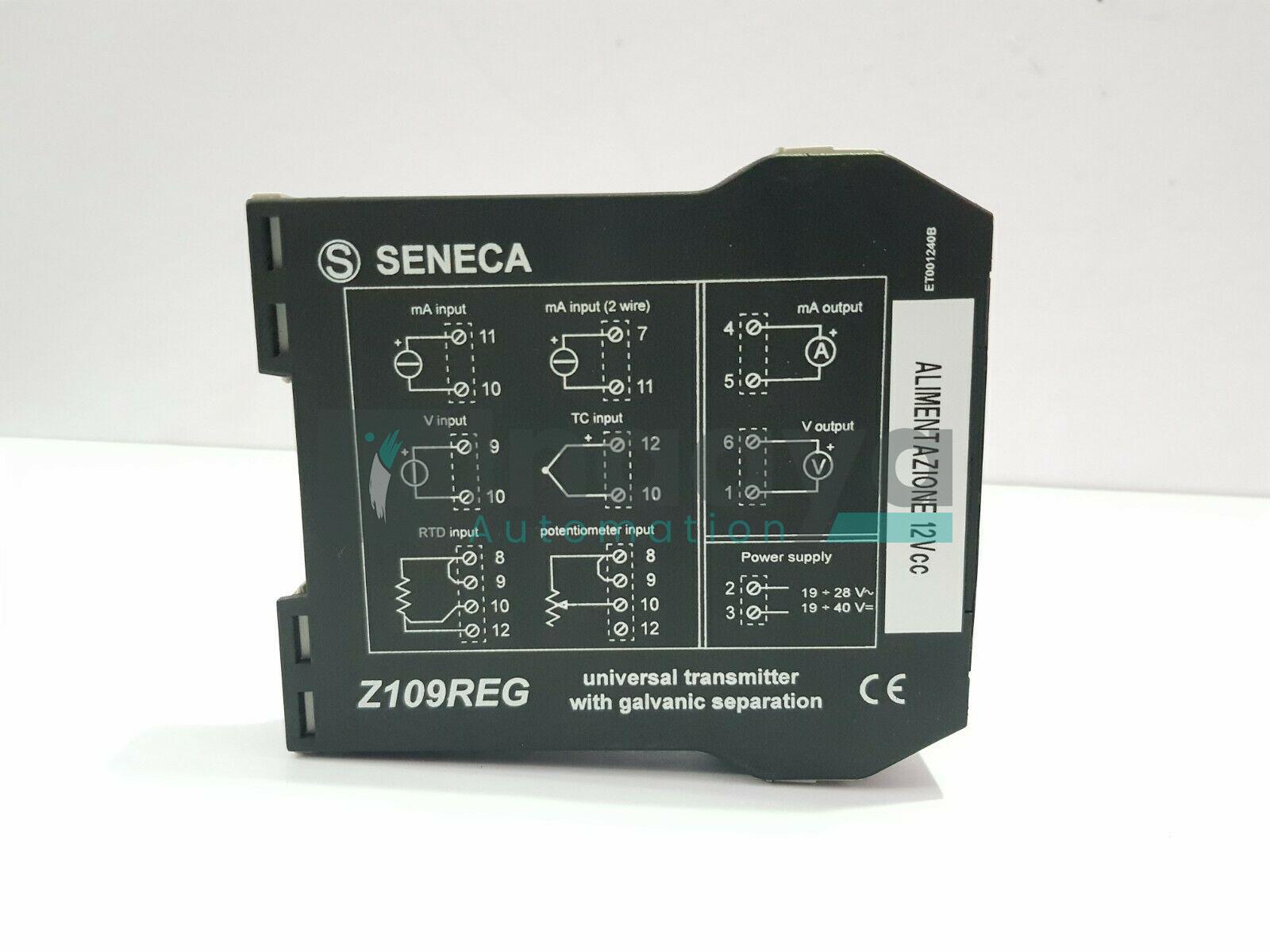 SENECA Z109REG UNIVERSAL TRANSMITTER WITH GALVANIC SEPARATION