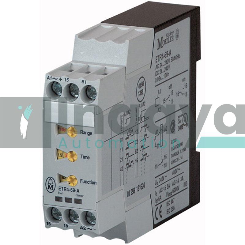 NEW MOELLER ETR4-69-A TIMING RELAY ETR469A 
