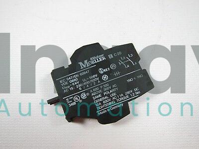 EATON CORPORATION KLOCKNER MOELLER EC20 10 AMP CONTACT BLOCK
