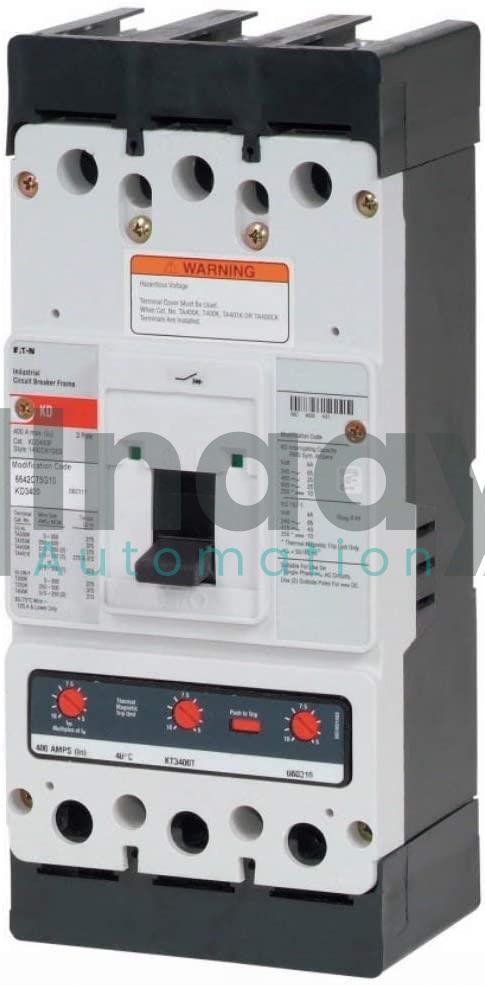 EATON CORPORATION CUTLER HAMMER KD3400 CIRCUIT BREAKER