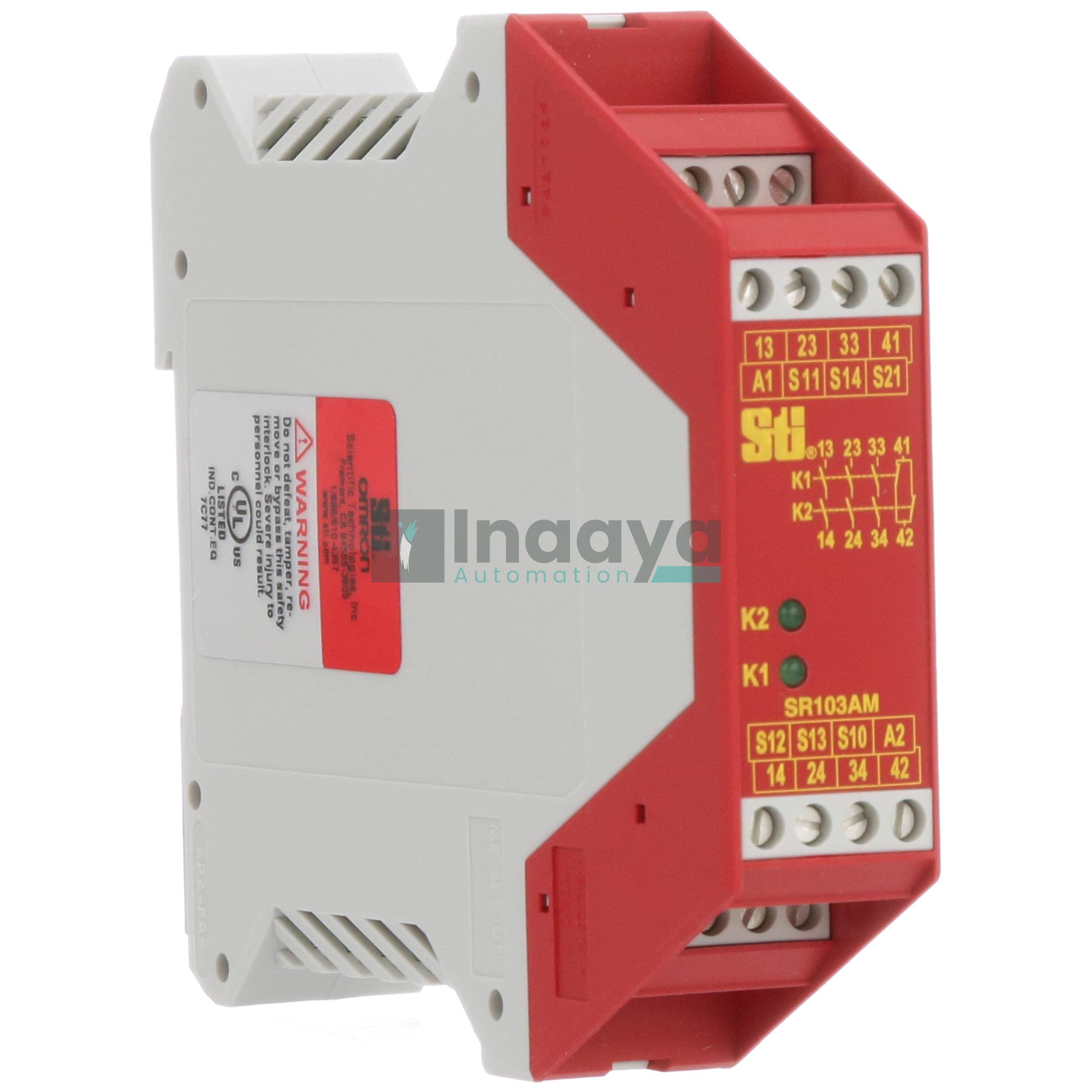 OMRON SR103AM01 15A SAFETY RELAY 