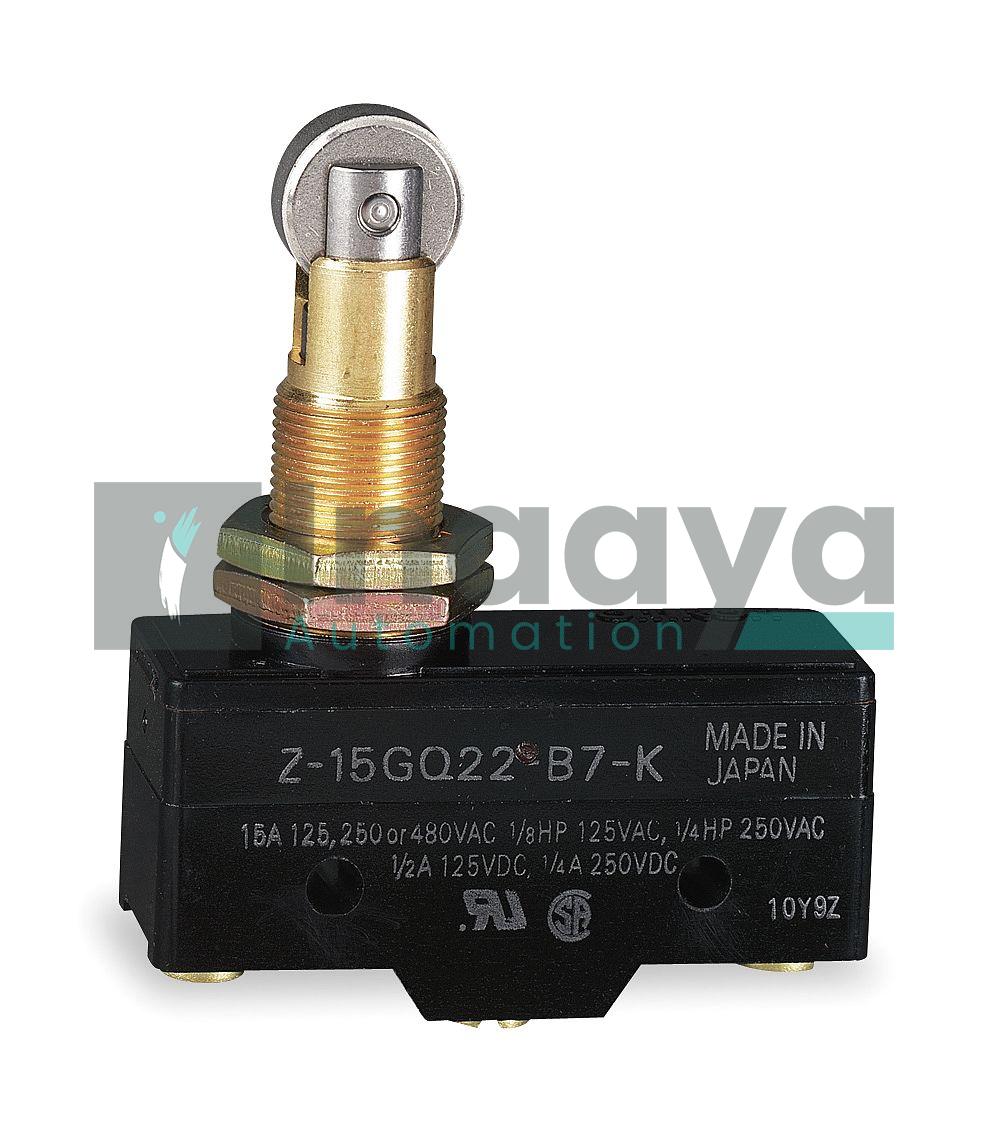 OMRON Z-15GQ22-B7-K 15 AMP LIMIT SWITCH 