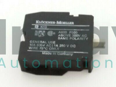 EATON CORPORATION KLOCKNER MOELLER EK10 10 AMP CONTACT BLOCK