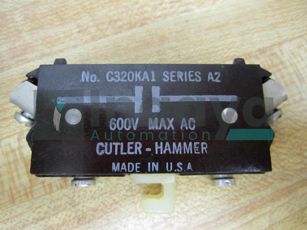EATON CORPORATION CUTLER HAMMER C320-KA1 AUXILIARY CONTACT