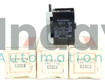 EATON CORPORATION CUTLER HAMMER E22-C2 CONTACT BLOCK