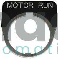 EATON CORPORATION CUTLER HAMMER 10250TM81 LEGEND PLATE