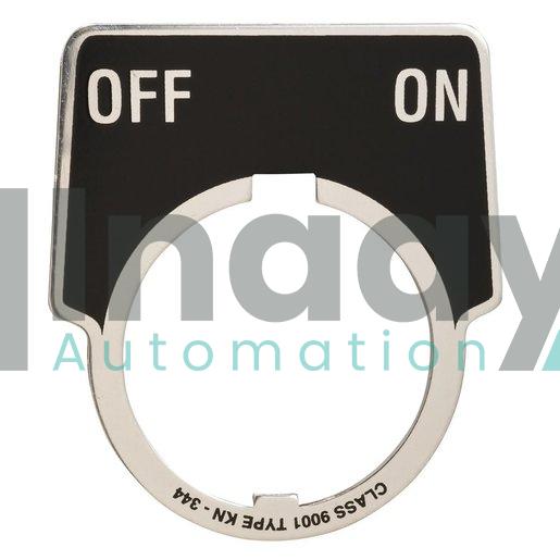  SCHNEIDER ELECTRIC SQUARE D 9001KN344 PUSH BUTTON LEGEND PLATE
