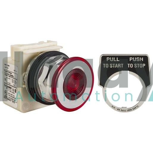 SCHNEIDER ELECTRIC SQUARE D 9001KR9P1R PUSHBUTTON